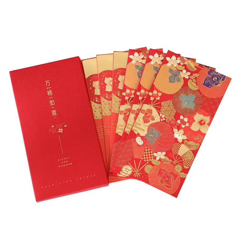 Enveloppes rouges bronzantes, lot de 50 enveloppes créatives, pratique, pour le nouvel an chinois, personnalisation fête pour la main