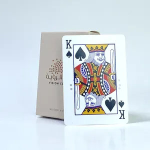 Impresión personalizada de Pvc 100%, cubierta de plástico para cartas de juego, hoja impermeable al por mayor para cartas de póker de Casino