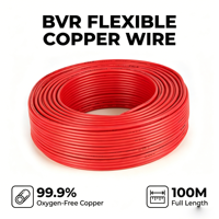 Cable Eléctrico Profesional de Cobre Sólido H07V-K con Aislamiento de PVC BVR para Aplicaciones de Energía y Construcción, con Certificación CE y RoHS
