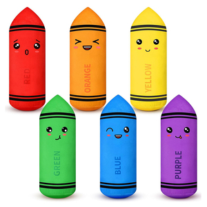 Peluche Crayon Personnalisée de Haute Qualité 30 cm – Coussin Poupée Crayon <span class=keywords><strong>pour</strong></span> <span class=keywords><strong>la</strong></span> <span class=keywords><strong>Rentrée</strong></span> des Classes, Décoration de Chambre de Lecture <span class=keywords><strong>pour</strong></span> Tout-petits et Enfants d'âge Pré<span class=keywords><strong>scolaire</strong></span> - Product Image 1