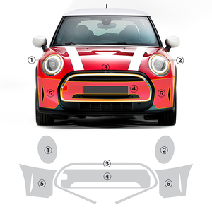 Vente en gros TPU7.5MIL film de protection <span class=keywords><strong>vernis</strong></span> de haute qualité PPF <span class=keywords><strong>pour</strong></span> Mini F56 Cooper S 2 portes 2022 peinture de voiture de protection prédécoupée - Product Image 1