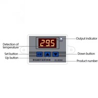 Thermostat numérique XH-W3002, interrupteur de température, contrôleur de température par micro-ordinateur