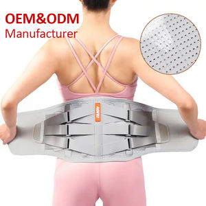Faja Lumbar Personalizada para Alivio del Dolor, Ajustable, Transpirable, con Tira Metálica, Soporte Lumbar para Hombre, Cinturón de Soporte para la Espalda Baja - Product Image 1