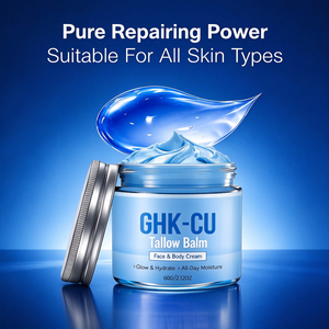 Baume hydratant pour le visage et le corps GHK Cu Tallow Balm Copper Tripeptide 1 Butylene Glycol Glycerin - Product Image 2