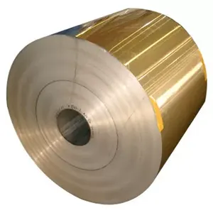 Aluminum Foil 1235 Aluminum Foil Alloy 8011 H24 Blue Color Hydrophilic Aluminium Foil Jumbo Roll