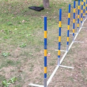 Equipo de agilidad para perros, poste tejido de plástico para Slalom, proveedor de entrenamiento de mascotas, equipo de entrenamiento para perros - Product Image 6