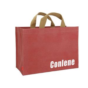 Logo personnalisé imprimé pas cher Eco Recycle Emballage alimentaire à emporter Sac en papier kraft brun avec poignées - Product Image 6