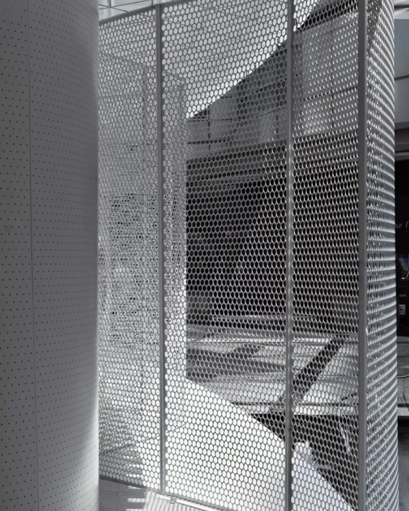 4'*8' Aluminum Perforated Panels Building Sunshades Exterior Facade Decorative Metal Walls Custom Cutting Bending