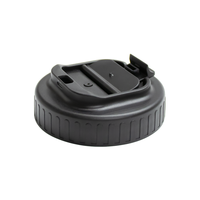 Nouveau design, couvercle à bec verseur en plastique sans BPA de 70 mm et 86 mm, couleur personnalisée, pour bocal Mason