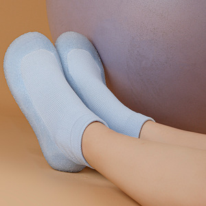 Non-Slip Yoga <b>Socks</b> Thin Ankle Knitted Spandex <b>Polyester</b> Anti-Slip Indoor Exercise Fitness Gym Training <b>Socks</b> - Product Image 2