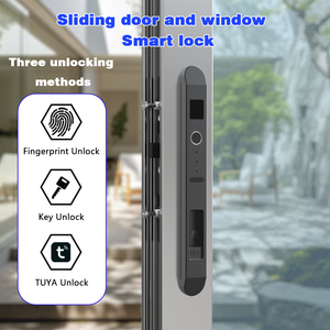 <span class=keywords><strong>Serratura</strong></span> di Alta Sicurezza Senza Chiave con Impronta Digitale e Controllo Remoto tramite App Tuya <span class=keywords><strong>per</strong></span> Finestre Scorrevoli, Porte, Uffici, Patio e Balconi - Product Image 1