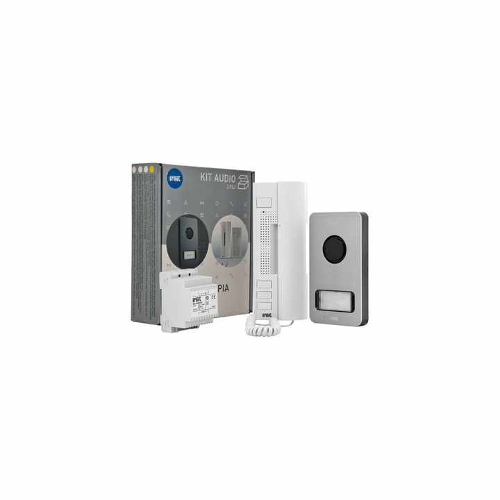 Urmet 230V Kit interfono unifamiliare Mikra Utopia Videocamera a 2 fili per videocamera a colori per visione notturna Mod. 1122/31 per Tuya