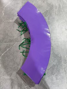 Tapis de <span class=keywords><strong>protection</strong></span> souple circulaire personnalisé en PP pour <span class=keywords><strong>trampoline</strong></span> d'intérieur, pliable, pour lit de saut, <span class=keywords><strong>protection</strong></span> de <span class=keywords><strong>ressort</strong></span>, parc de trampolines, écologique - Product Image 3