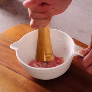 Темно-коричневый цвет дерево акации Многофункциональный пестик для мяса ледяной мундлер палочка пестик для трав - Product Image 5