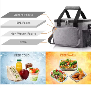 Sac isotherme multifonction écologique pour courses, grand format, idéal pour le déjeuner – Vente flash - Product Image 4