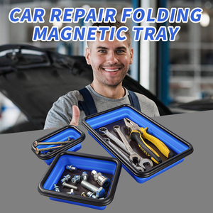 Nueva Caja de Almacenamiento Plegable de Silicona Rectangular, Duradera y de Gran Capacidad, para Herramientas, Alicates y Otros Artículos - Product Image 2