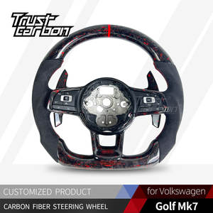 <span class=keywords><strong>Volante</strong></span> de Fibra de Carbono Personalizado de Alta Calidad para Volkswagen <span class=keywords><strong>Golf</strong></span> MK7 <span class=keywords><strong>GTI</strong></span> R Jetta GLI Tiguan Scirocco R 2015-2019 - Product Image 2