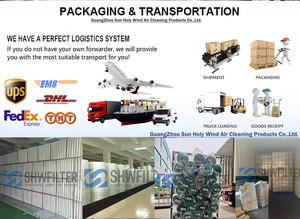 גליל מסנן אוויר גס תעשייתי מסיבי סינתטי רחיץ G3 G4 מתוצרת סין - Product Image 5