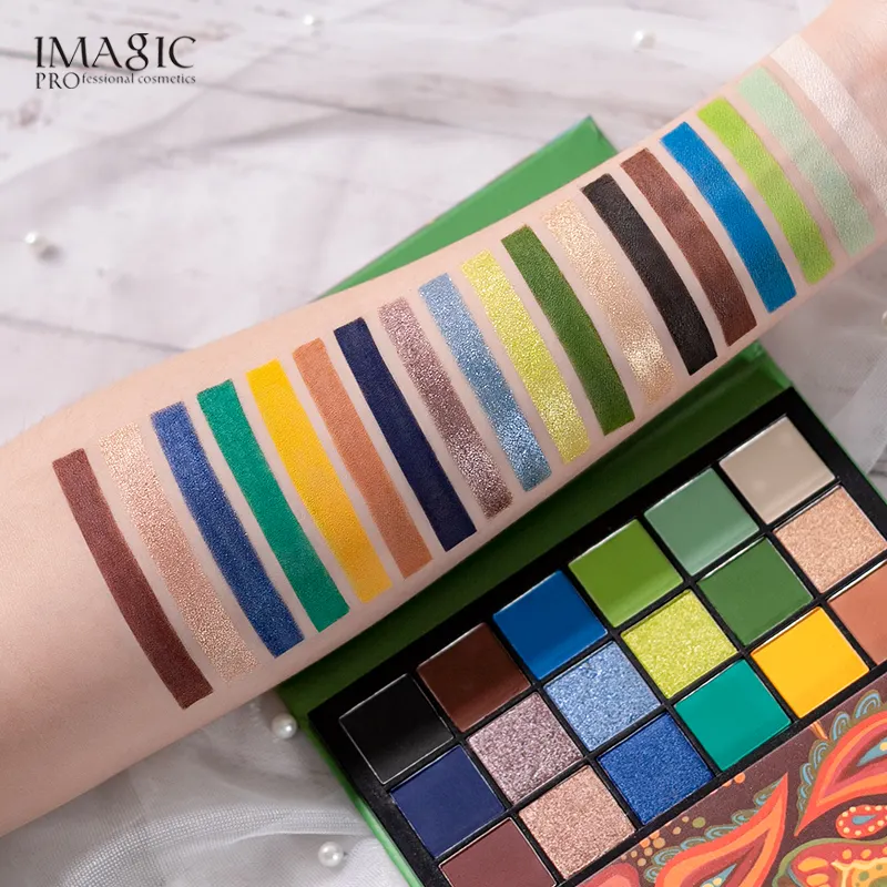 IMAGIC Pabrik Harga Grosir Pembuatan Palet Eyeshadow Pigmen Eye Shadow Shimmer Makeup Mata