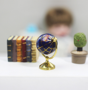 1/6 1/12 <span class=keywords><strong>Maison</strong></span> de Poupée Simulation Miniature Mini Grand Anglais Mini Planète modèle Décor - Product Image 2