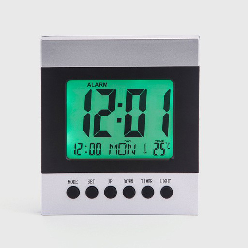 Silver with Black (Green Backlight)