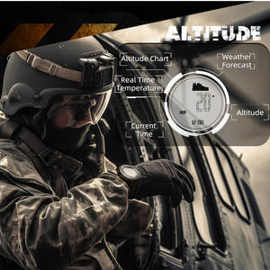 Envío Directo NORTH EDGE VERTICO Reloj Digital Unisex de Fibra de Carbono Deportivo 5BAR Resistente al Agua Altímetro Alarma Shanghái - Product Image 2