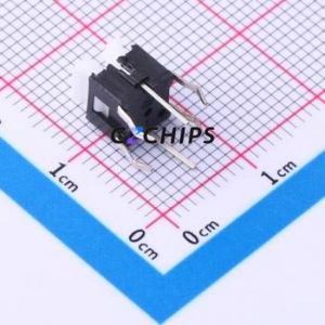 TM-004-D2-04 Tactile Switch Through hole Component (THT),6x6mm Switch Single Pole Single Throw Round Button 2.6N Through Hole - Product Image 2