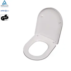 Housse de siège de toilette épaissie détachable rapide pour la maison descente lente et housse de siège de toilette à dégagement rapide