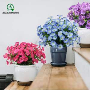 Morning Glory artificielle buis arbustes verdure en plastique pétunia pour la maison jardin suspendu jardinière porche Patio décoration de mariage - Product Image 4