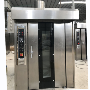 Industrial Big Bakery Rotary <b>Oven</b> 32 Tray Electrical/Gas Commercial High Capacity Stainless Steel 3.1kW <b>Knob</b> Control - Product Image 4