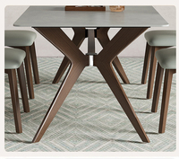 Ensemble de table à manger classique 4 places Yi moderne avec plateau en fibre de verre, table et chaises, échantillon gratuit, pas cher