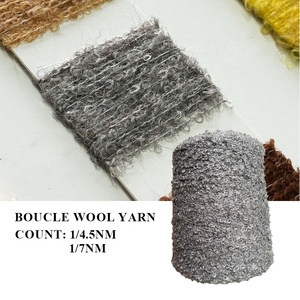 Fil de laine bouclé 4,5 Nm pour tricoter des chaussettes à boucles - Product Image 1