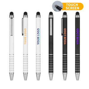 Penna a sfera promozionale in metallo di fascia alta con Logo personalizzabile unità Hotel regali inchiostro <span class=keywords><strong>nero</strong></span> stampa UV pennellata - Product Image 1