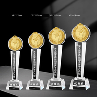 Offre Spéciale Badminton Trophée Sport Crystal Award Badminton Cup Badminton Craft