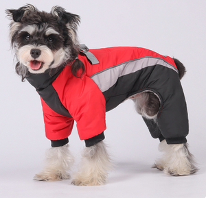 घने गर्म प्यारा कुत्ता कपास प्रिंट जैकेट वाटरप्रूफ डिजाइन के साथ - Product Image 2