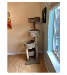 Árbol <span class=keywords><strong>para</strong></span> Gatos de Cuatro Niveles, con Alfombra Ergonómica <span class=keywords><strong>para</strong></span> Descansar, Muebles <span class=keywords><strong>para</strong></span> Gatos <span class=keywords><strong>para</strong></span> un Sueño Confortable y Espacio <span class=keywords><strong>para</strong></span> Jugar - Product Image 3