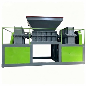 Trituradora de Plástico Azul, Máquina Industrial de Reciclaje con Tolva y Engranaje Automático para el Procesamiento de Residuos - Product Image 4