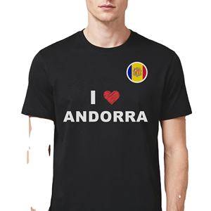 T-shirt Andorra léger et respirant pour les rassemblements et les matchs en plein air en été, promotion - Product Image 4