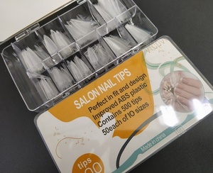 Faux ongles en stiletto pour Halloween, très vendus aux États-Unis, marque TD41, emballage neuf, pointus, 500 pièces/boîte - Product Image 3