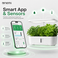 Système de culture domestique moderne et écologique, mini-jardinière intelligente sans fil contrôlée par Bluetooth pour la culture des plantes