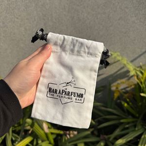 Promotional Custom Logo Canvas <b>Drawstring</b> Bag Organic Cotton Material Gift <b>Pouch</b> With Cotton Handle Reusable Shopping Bag - Product Image 6