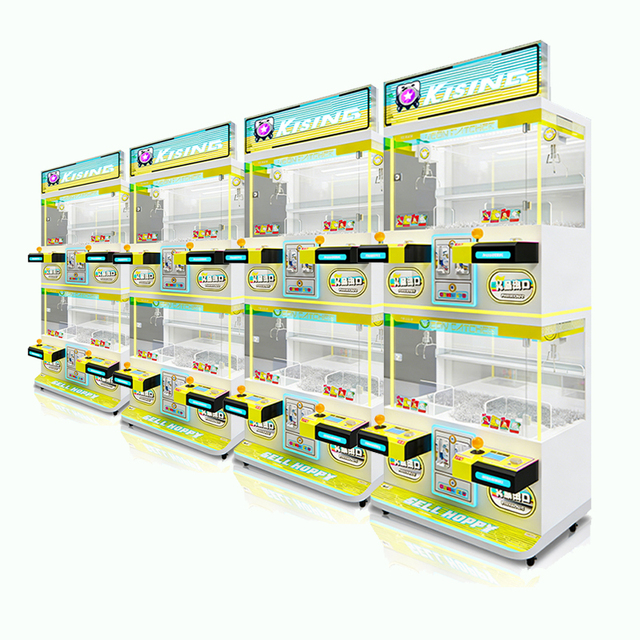 Kising Factory-Direct Low-Priced Commercial Indoor Coin-Operated Mini Claw Crane Machine for Plush Toys and Gifts