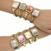 Montre modulaire DIY polyvalente et tendance de style médiéval pour couples, bracelet en acier inoxydable, style vintage, vente en gros, aiguilles