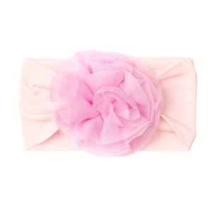 Européenne Américaine Chic Bébé Fleur Cheveux Accessoires Nouveau Confortable Large Cheveux Écharpe Mignon Doux Bébé Nylon Bandeau pour Enfants - Product Image 5