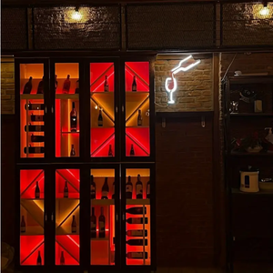 Logo personnalisé Intérieur/Extérieur Douze Constellations Verseau Enseigne au néon Ampoules au néon durables comme source de lumière - Product Image 3