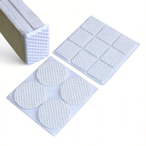 Protège-sol en acrylique blanc durable, en EVA, autocollants, sans résidu, pour pieds de bureau et bases de chaises à roulettes - Product Image 2
