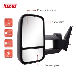 Nuevo Espejo Retrovisor Lateral Derecho Negro ABS CNDE para Remolque, para Land Cruiser 70-79 1984-2022 - Product Image 5