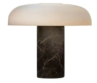 Lampe de table en marbre moderne et unique décoration intérieure de la maison luminaires grande chambre d'hôtel veilleuse latérale