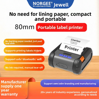 Imprimante thermique et d'étiquettes portable NORGEE N04 Mini 80 mm avec Wi-Fi – En stock
