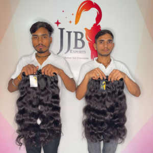 Paquete de cabello humano de templo indio crudo natural, cinta alineada con cutícula brasileña Bodywave Ins paquetes de armadura de cabello virgen - Product Image 1